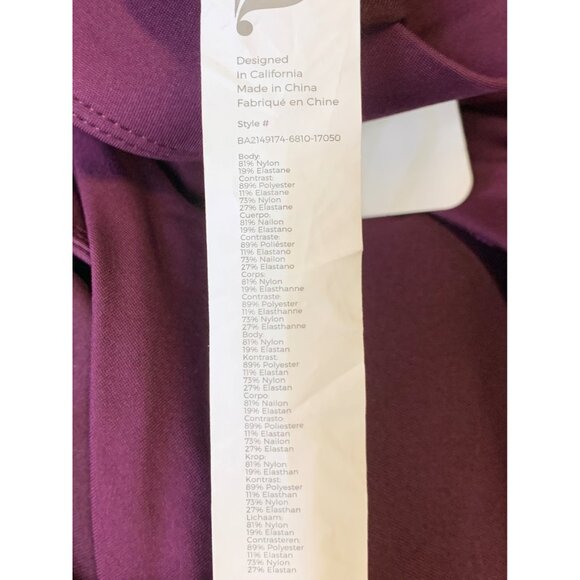 Fabletics Women Ella High-Impact Sport Bra Large L Purple Athletic Stretch New - Picture 6 of 7